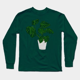 Monstera Plant Long Sleeve T-Shirt